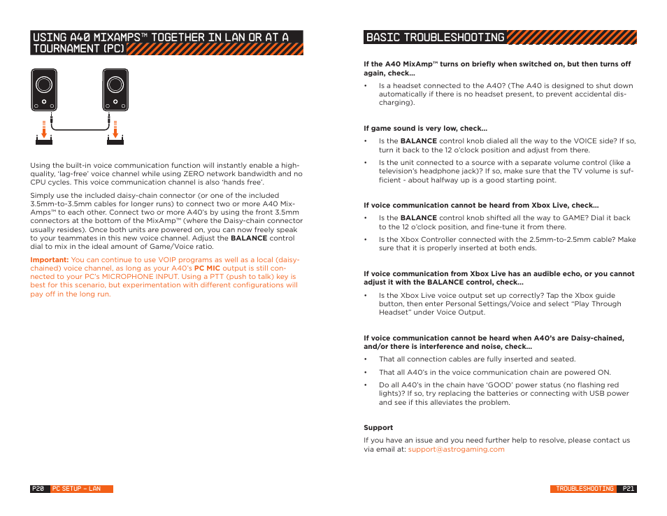 Basic troubleshooting | Astro Gaming MixAmp User Manual | Page 11 / 13
