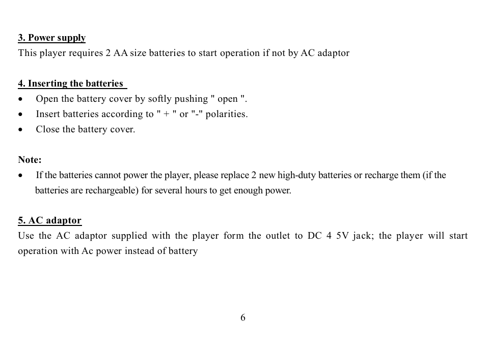 Hyundai H-CD7004 User Manual | Page 6 / 47