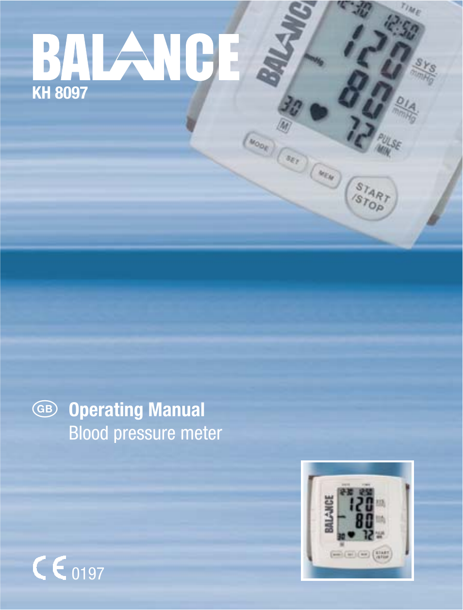 Balance KH 8097 User Manual | 22 pages