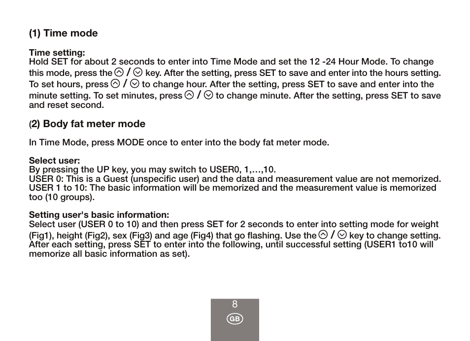 Balance KH 391 User Manual | Page 8 / 10