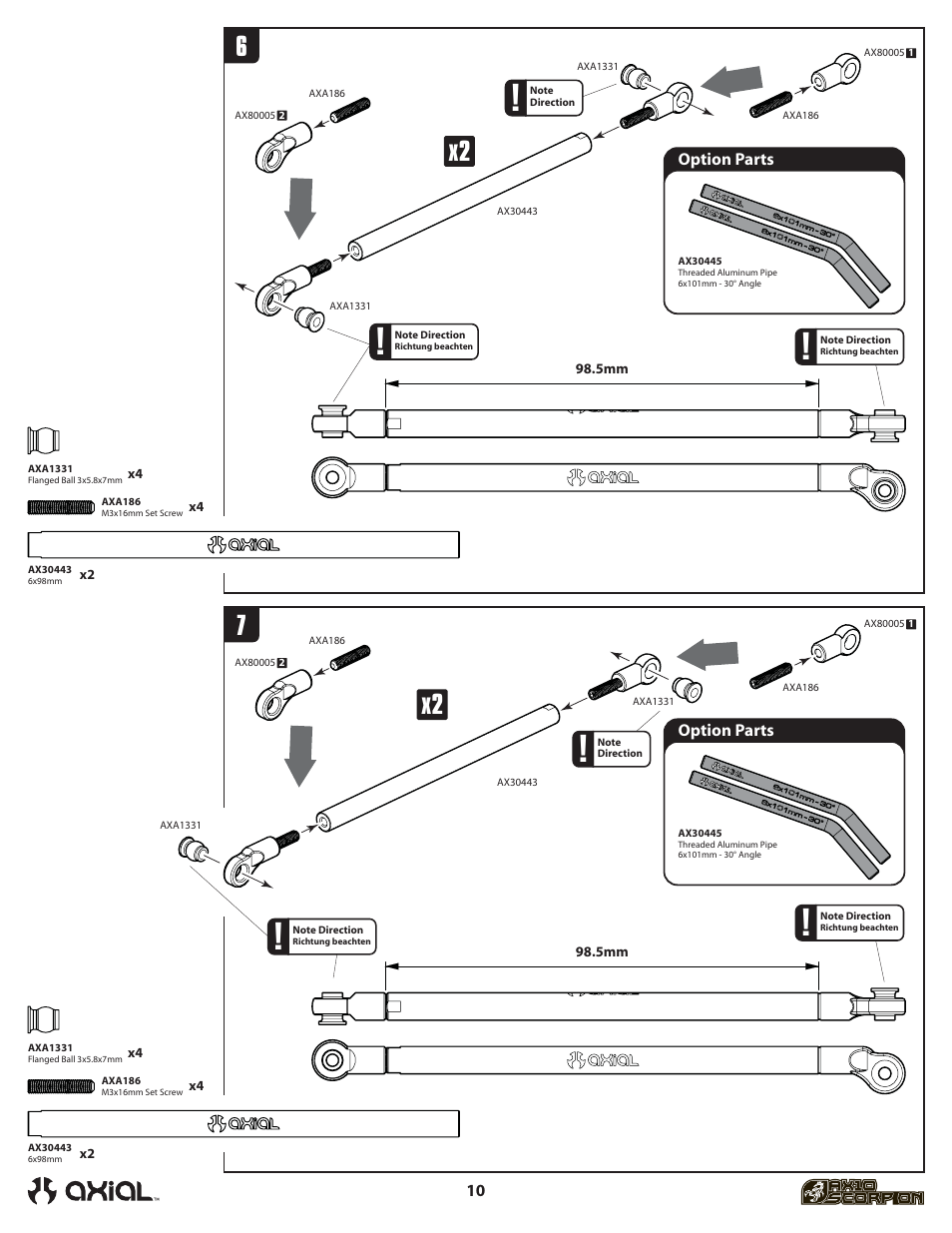 Axial Racing AX90001 User Manual | Page 11 / 36