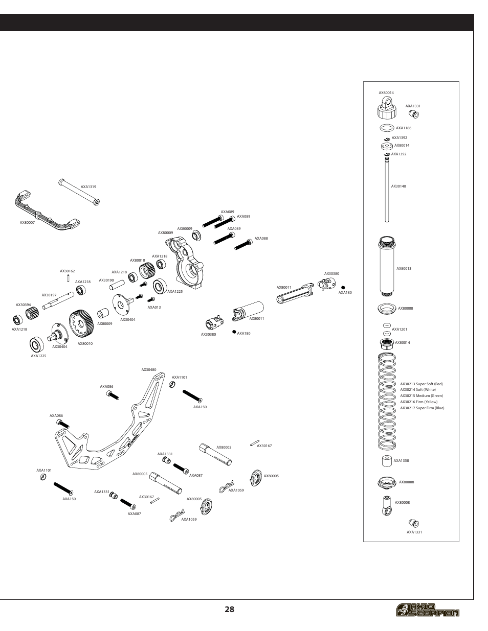 Axial Racing AX90001 User Manual | Page 29 / 36