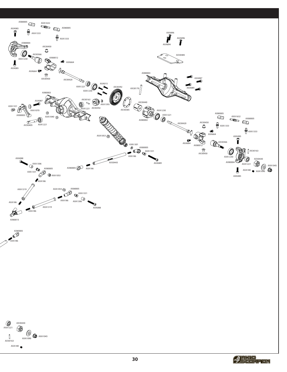 Axial Racing AX90001 User Manual | Page 31 / 36