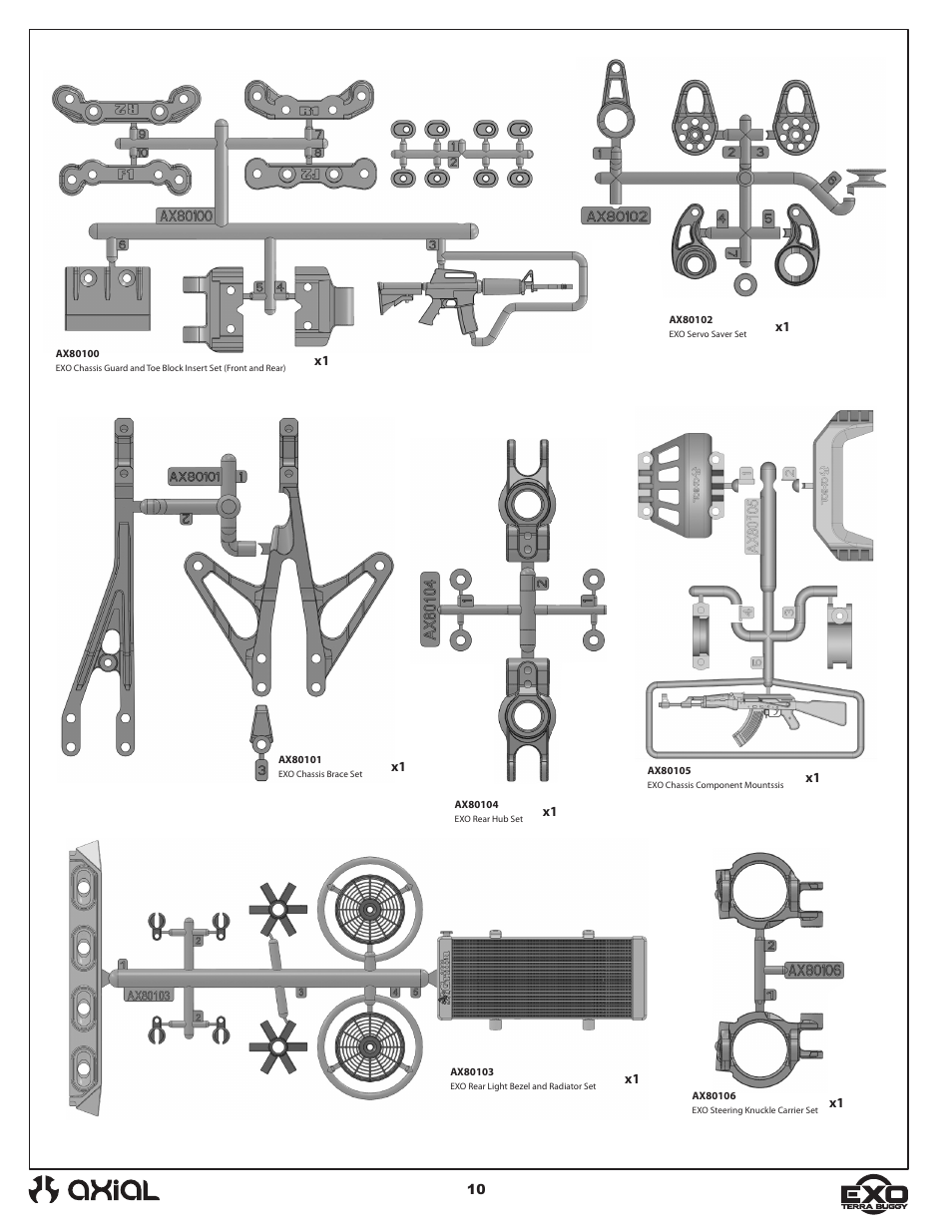 Axial Racing AX90024 User Manual | Page 10 / 52
