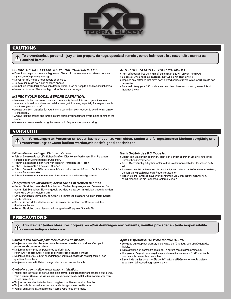 Axial Racing AX90024 User Manual | Page 2 / 52