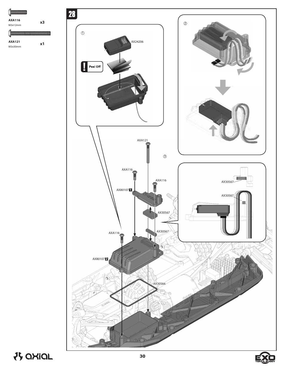 Axial Racing AX90024 User Manual | Page 30 / 52