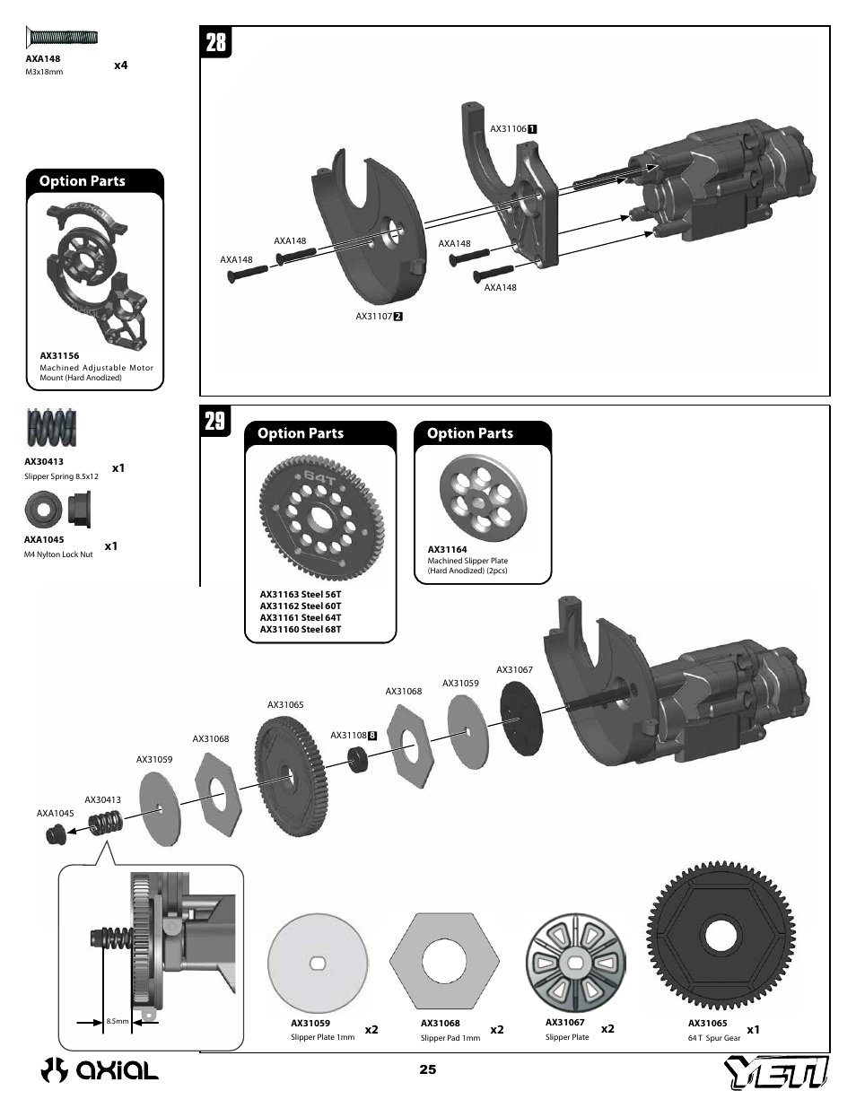 Axial Racing AX90025 User Manual | Page 25 / 60