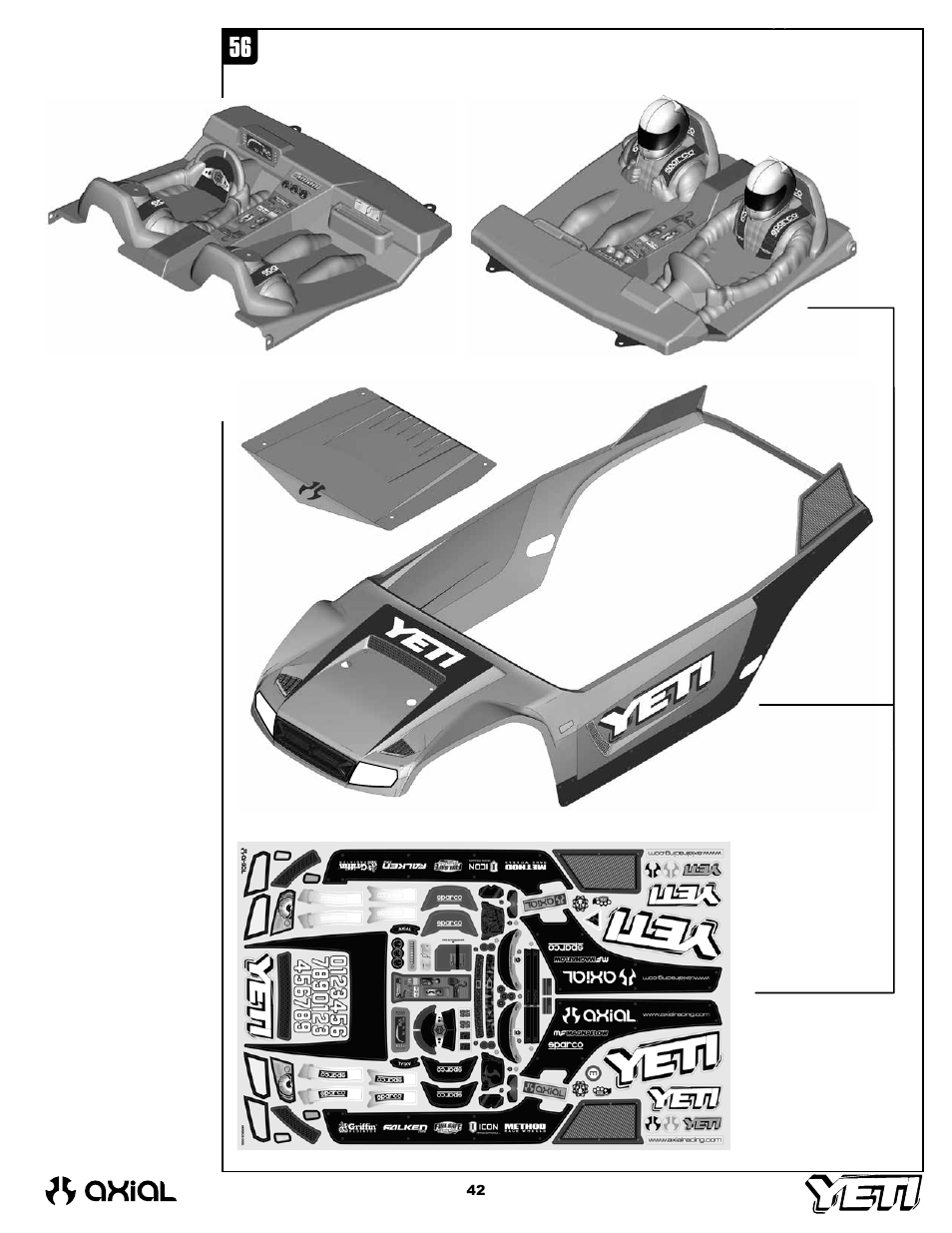 Axial Racing AX90025 User Manual | Page 42 / 60