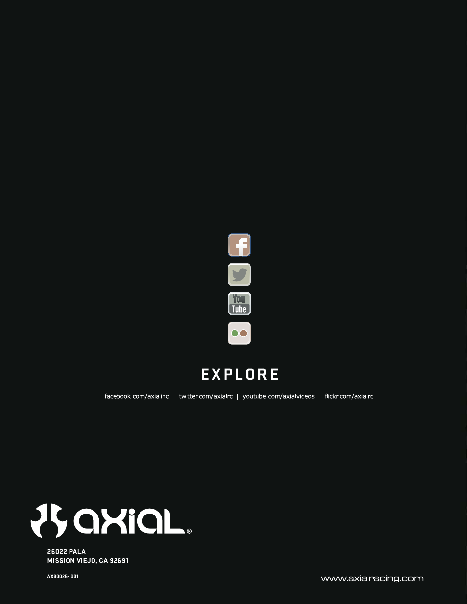 Axial Racing AX90025 User Manual | Page 60 / 60