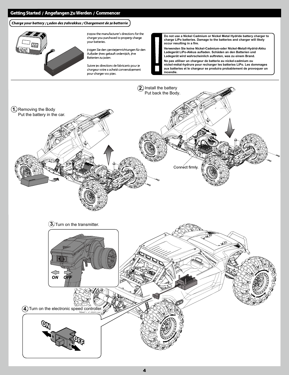 Axial Racing AX90026 User Manual | Page 4 / 28