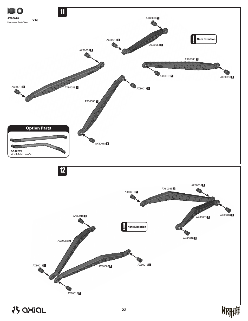 Axial Racing AX90031 User Manual | Page 22 / 52