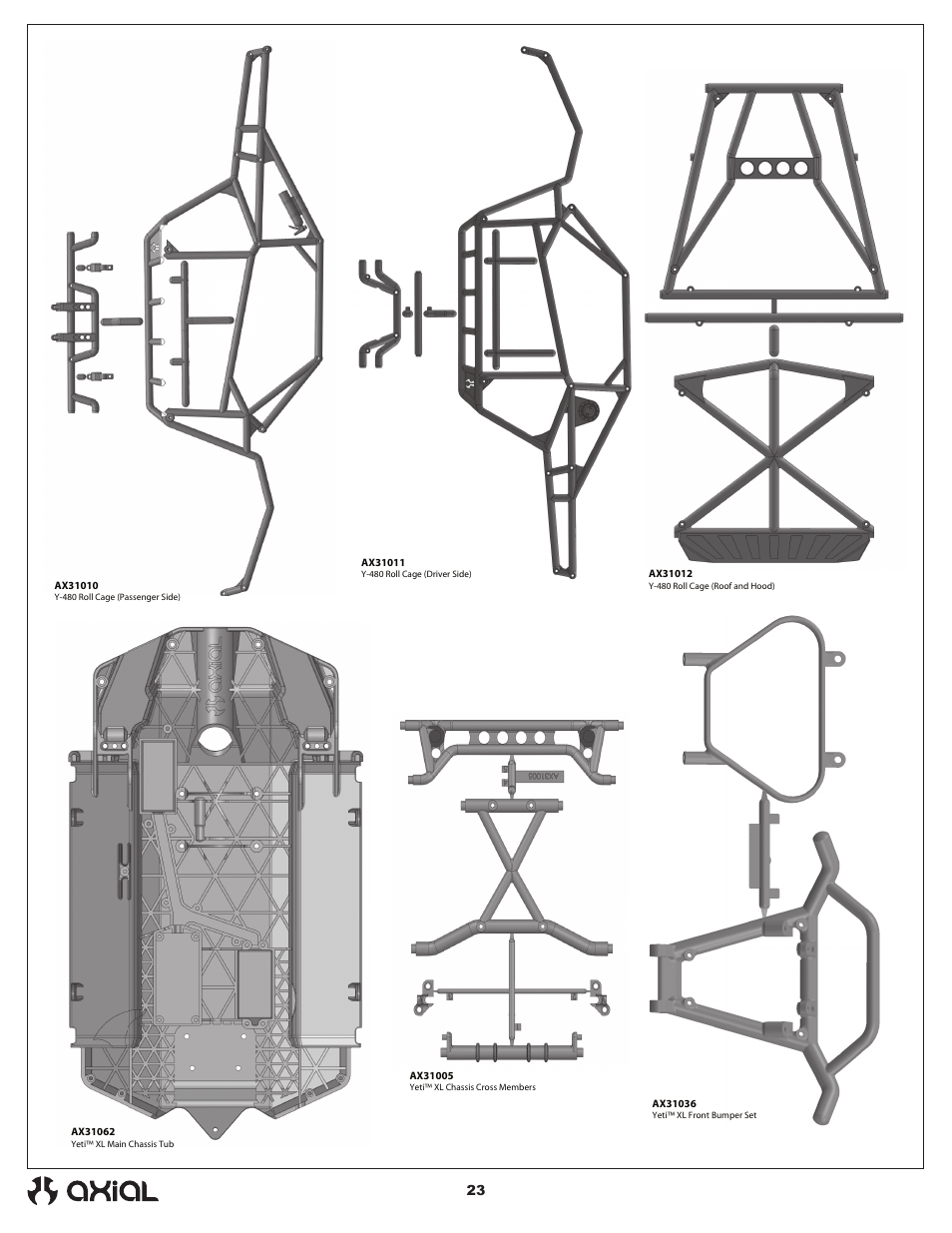 Axial Racing AX90032 User Manual | Page 23 / 32