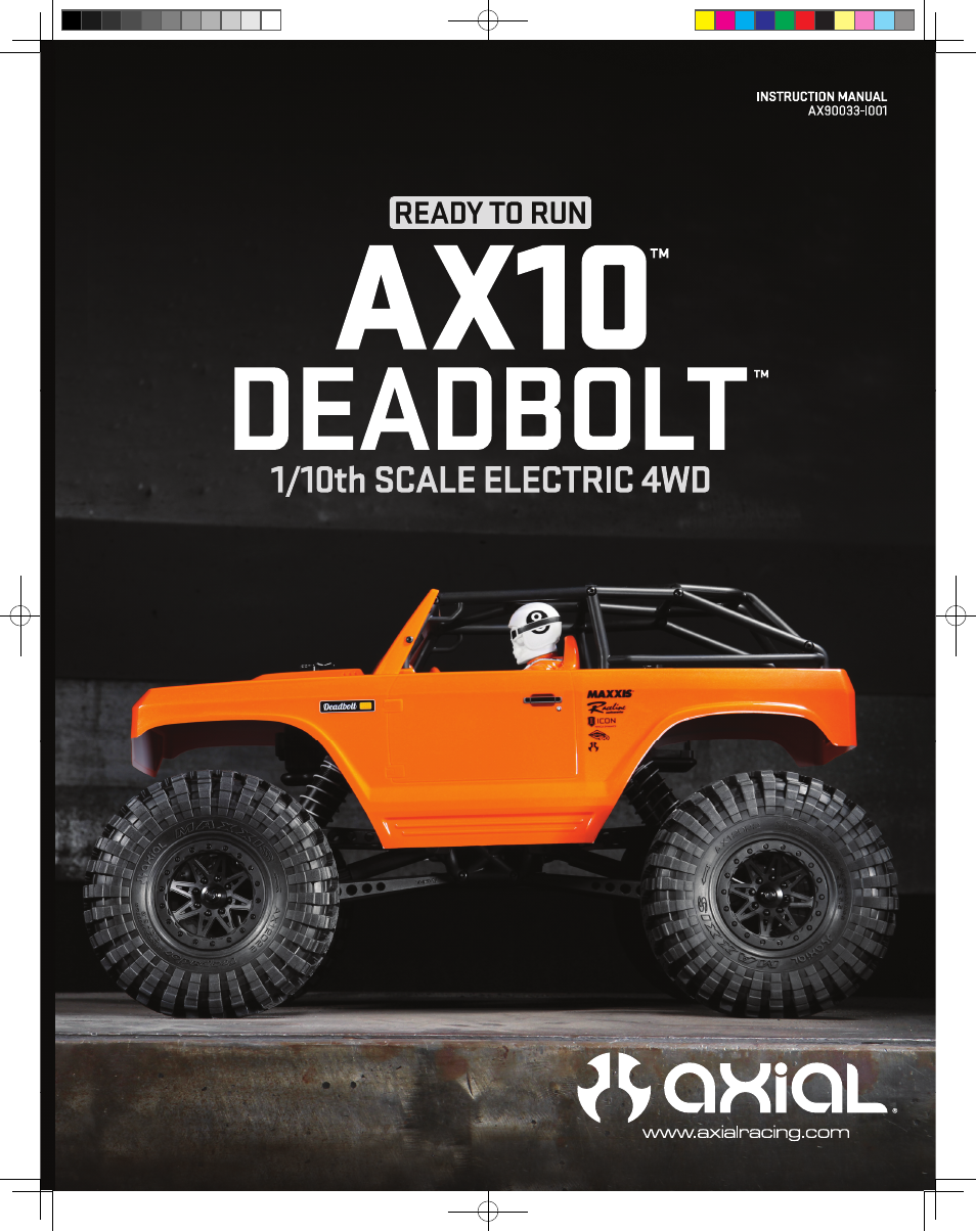 Axial Racing AX90033 User Manual | 28 pages