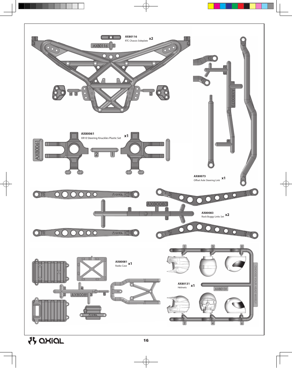 Axial Racing AX90033 User Manual | Page 16 / 28