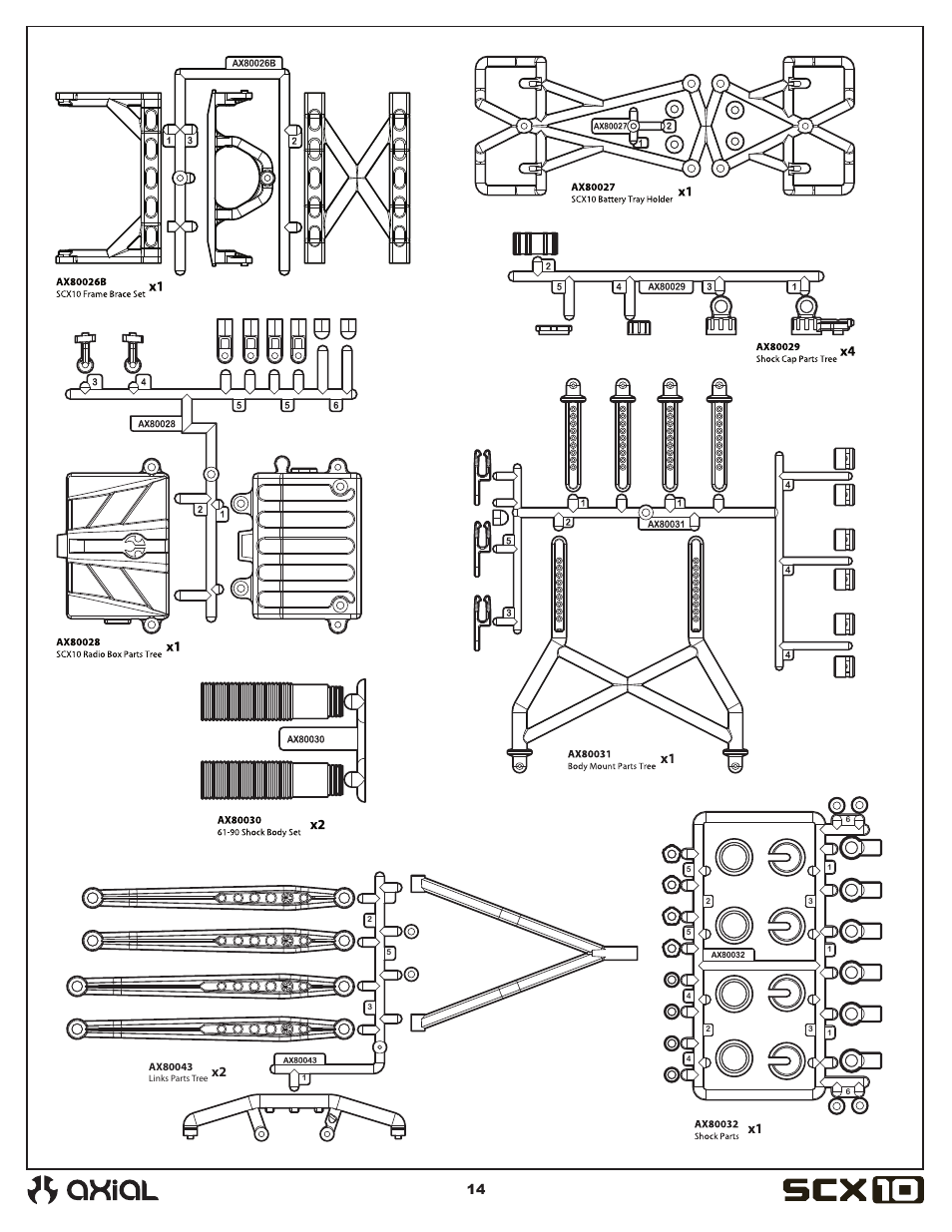 Axial Racing AX90035 User Manual | Page 14 / 28