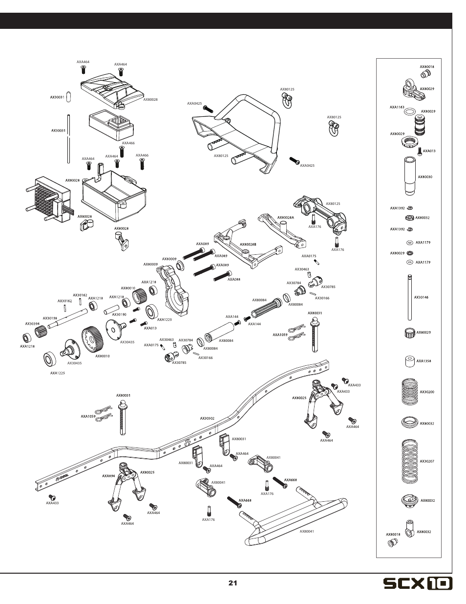 Axial Racing AX90035 User Manual | Page 21 / 28