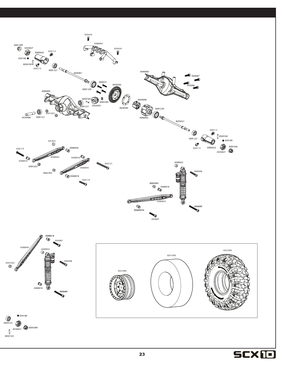 Axial Racing AX90035 User Manual | Page 23 / 28