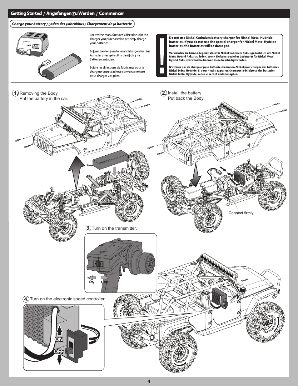 Axial Racing AX90035 User Manual | Page 4 / 28