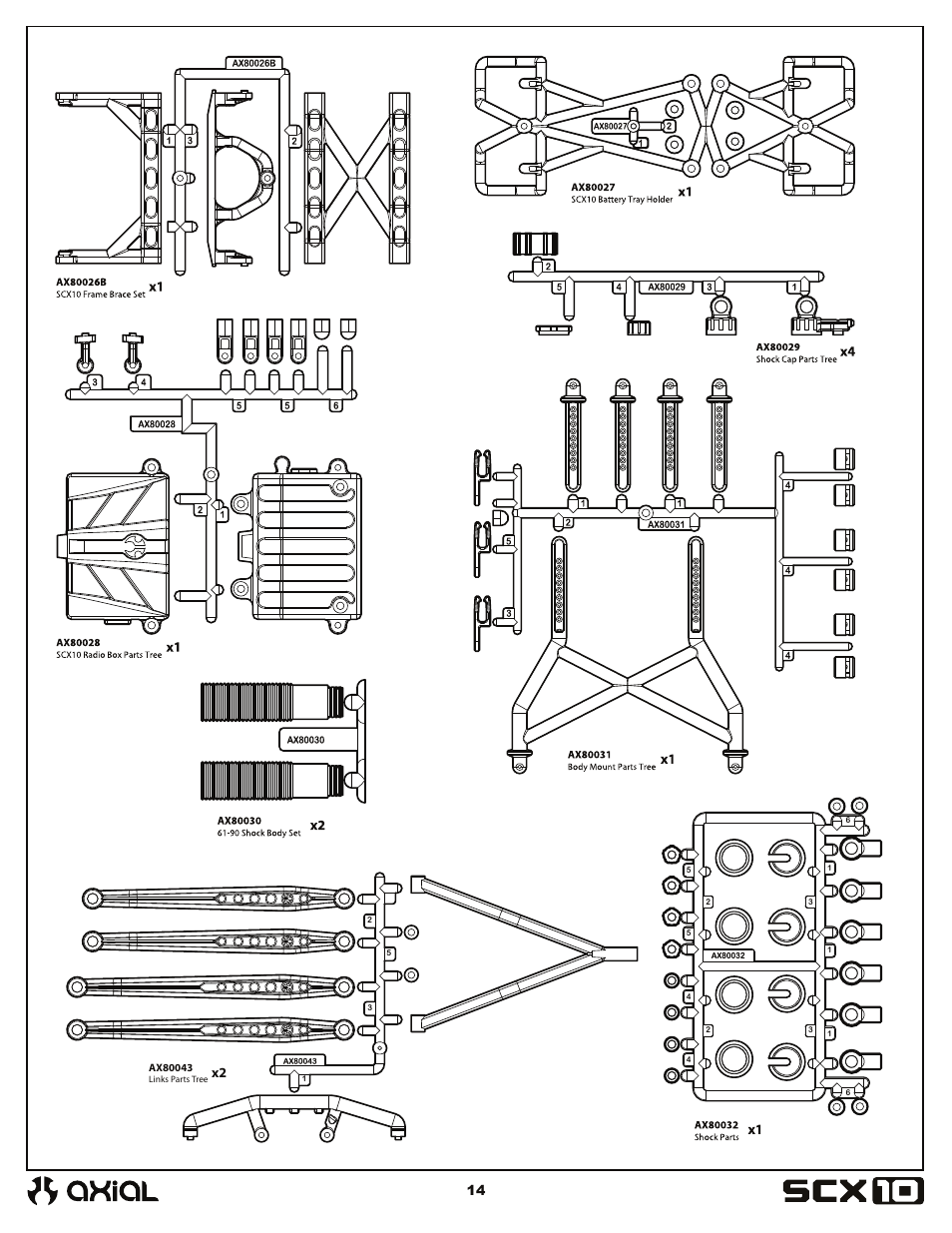 Axial Racing AX90036 User Manual | Page 14 / 28