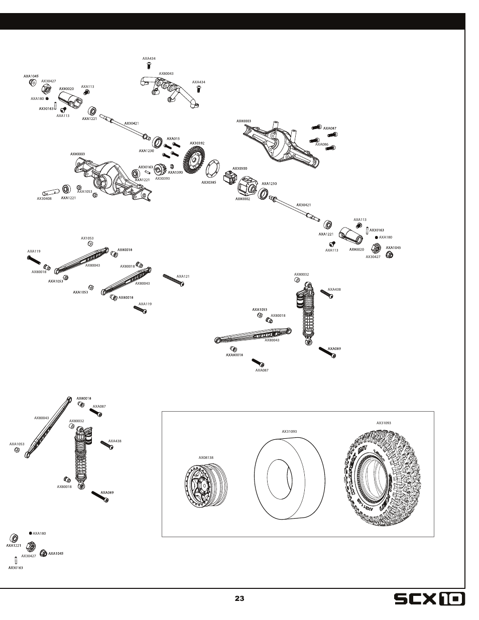 Axial Racing AX90036 User Manual | Page 23 / 28