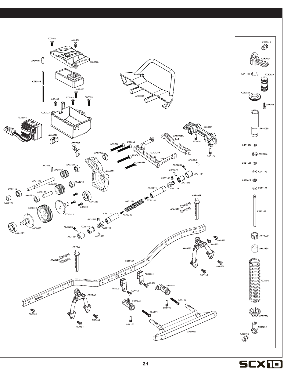 Axial Racing AX90044 User Manual | Page 21 / 28