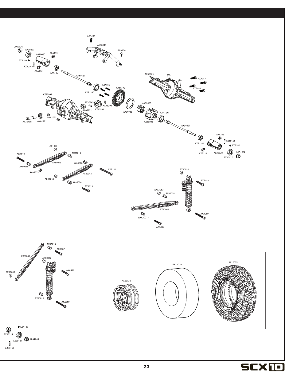 Axial Racing AX90044 User Manual | Page 23 / 28