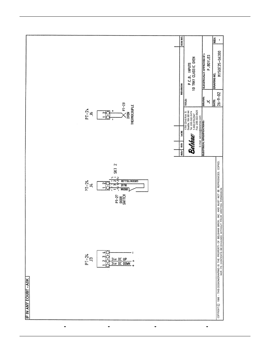 Belshaw Brothers 10-Tray User Manual | Page 48 / 53