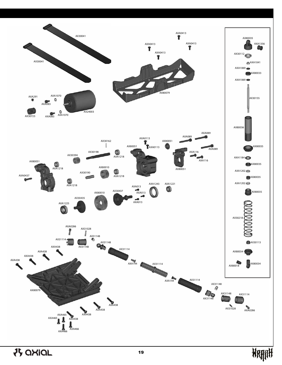 Axial Racing AX90045 User Manual | Page 19 / 24