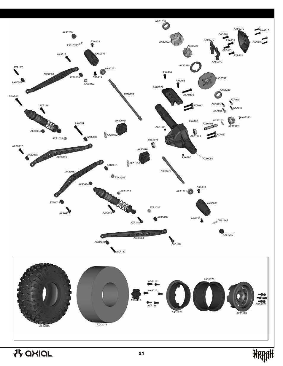 Axial Racing AX90045 User Manual | Page 21 / 24