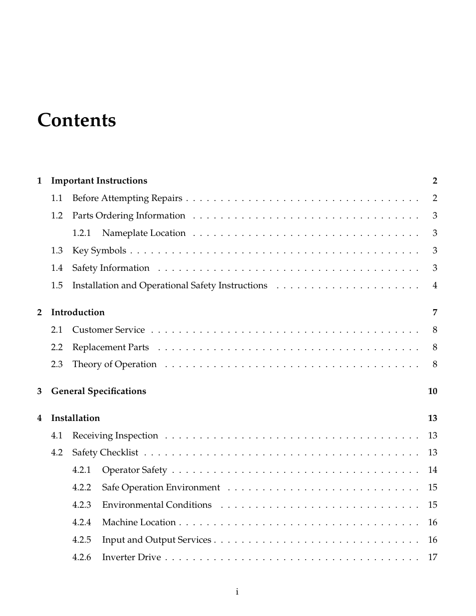 B&C Technologies SP Series Commercial User Manual | Page 2 / 60