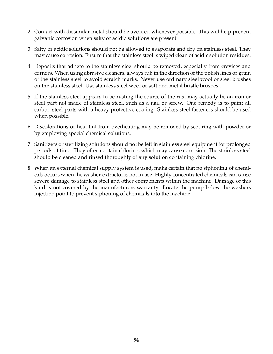 B&C Technologies SP Series Commercial User Manual | Page 58 / 60