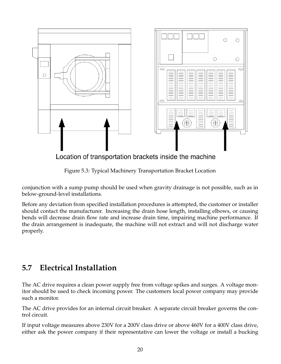 Electrical installation, 7 electrical installation | B&C Technologies SI Series Industrial User Manual | Page 24 / 55