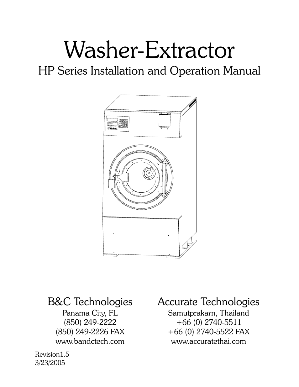 B&C Technologies HP Series Commercial User Manual | 38 pages