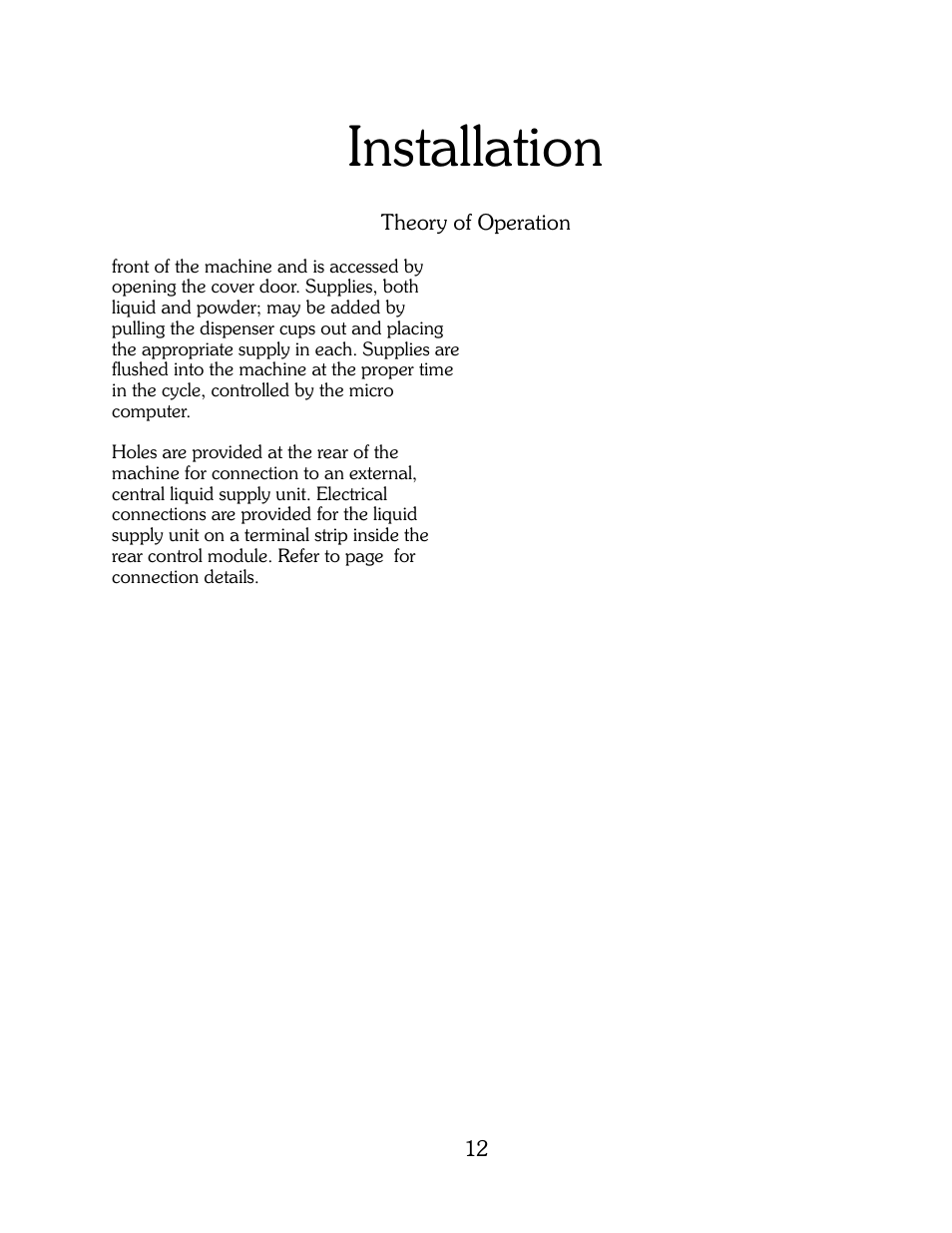 Installation | B&C Technologies HP Series Commercial User Manual | Page 13 / 38