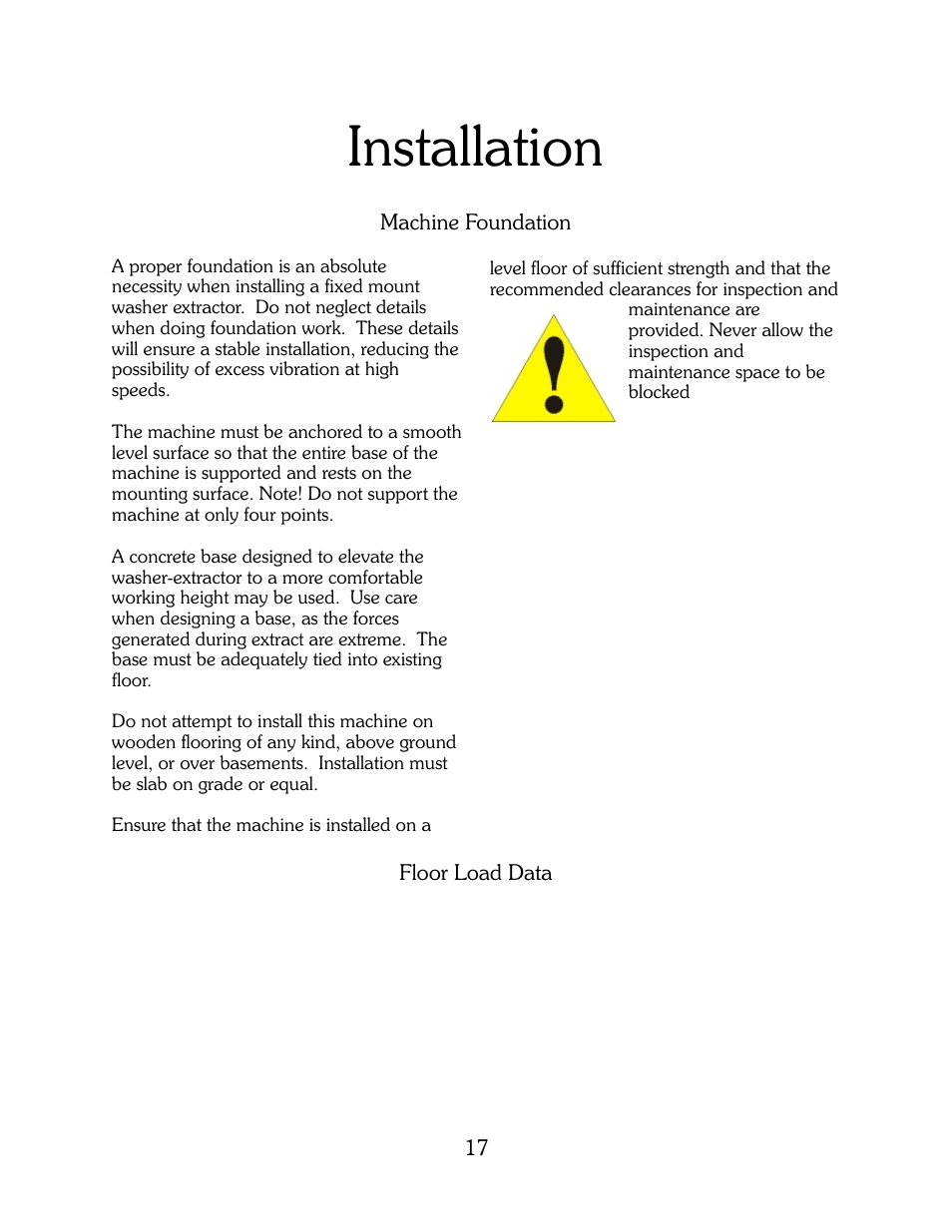 Installation | B&C Technologies HP Series Commercial User Manual | Page 18 / 38