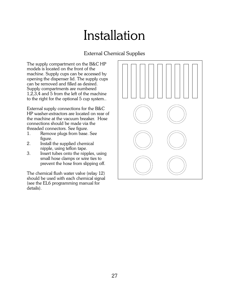 Installation | B&C Technologies HP Series Commercial User Manual | Page 28 / 38
