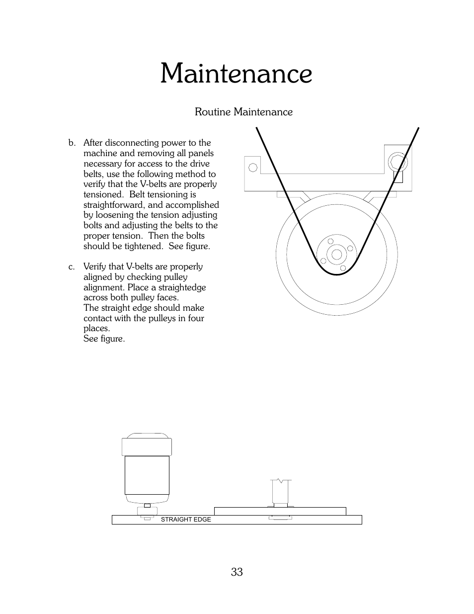 Maintenance | B&C Technologies HP Series Commercial User Manual | Page 34 / 38