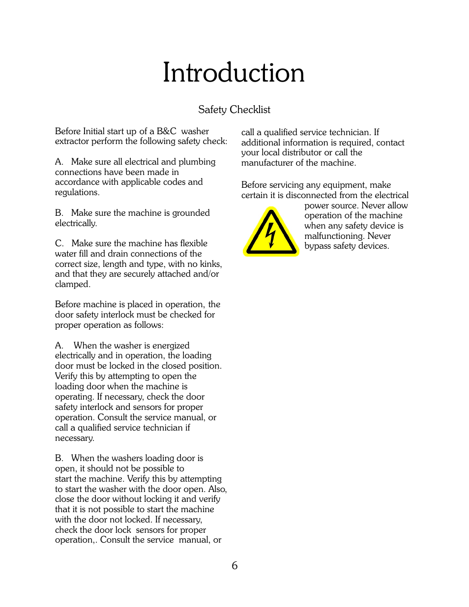 Introduction | B&C Technologies HP Series Commercial User Manual | Page 7 / 38