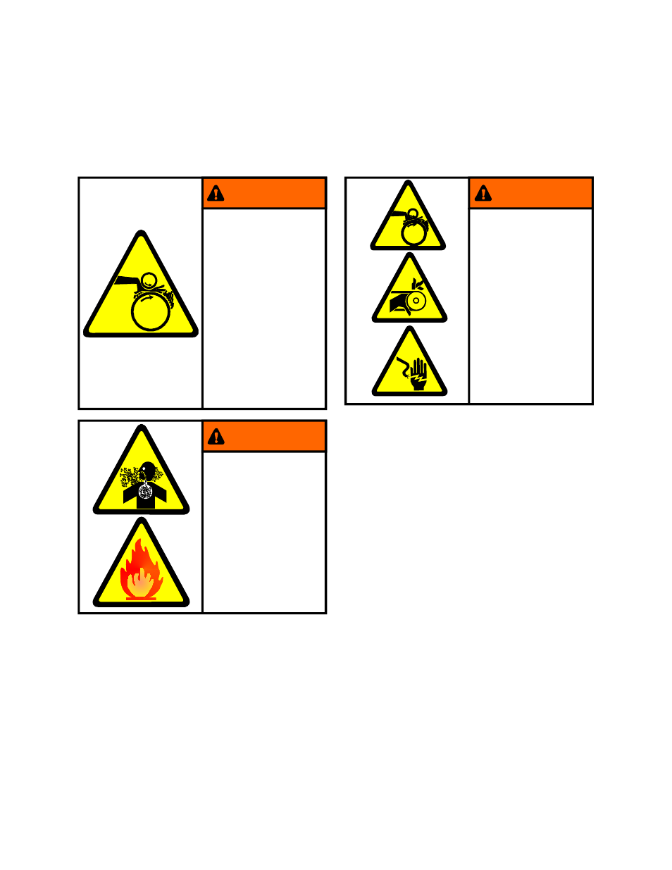 Key symbols, Warning, Safety information | B&C Technologies IP Series Commercial Ironer User Manual | Page 8 / 25