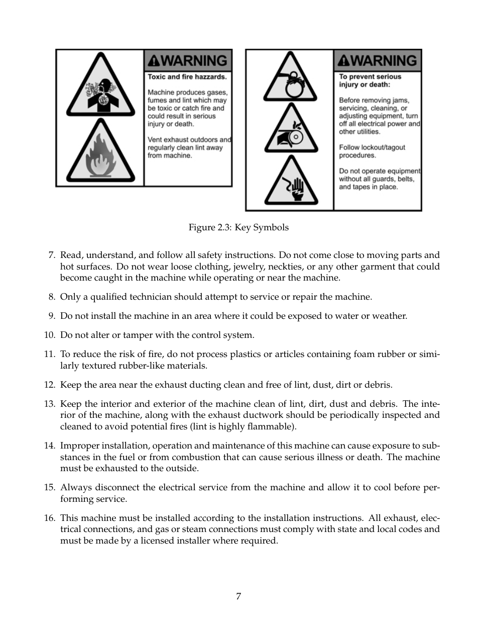 B&C Technologies IM Series Industrial Ironer User Manual | Page 17 / 157