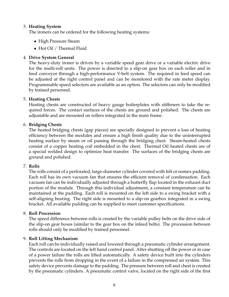 B&C Technologies IM Series Industrial Ironer User Manual | Page 19 / 157