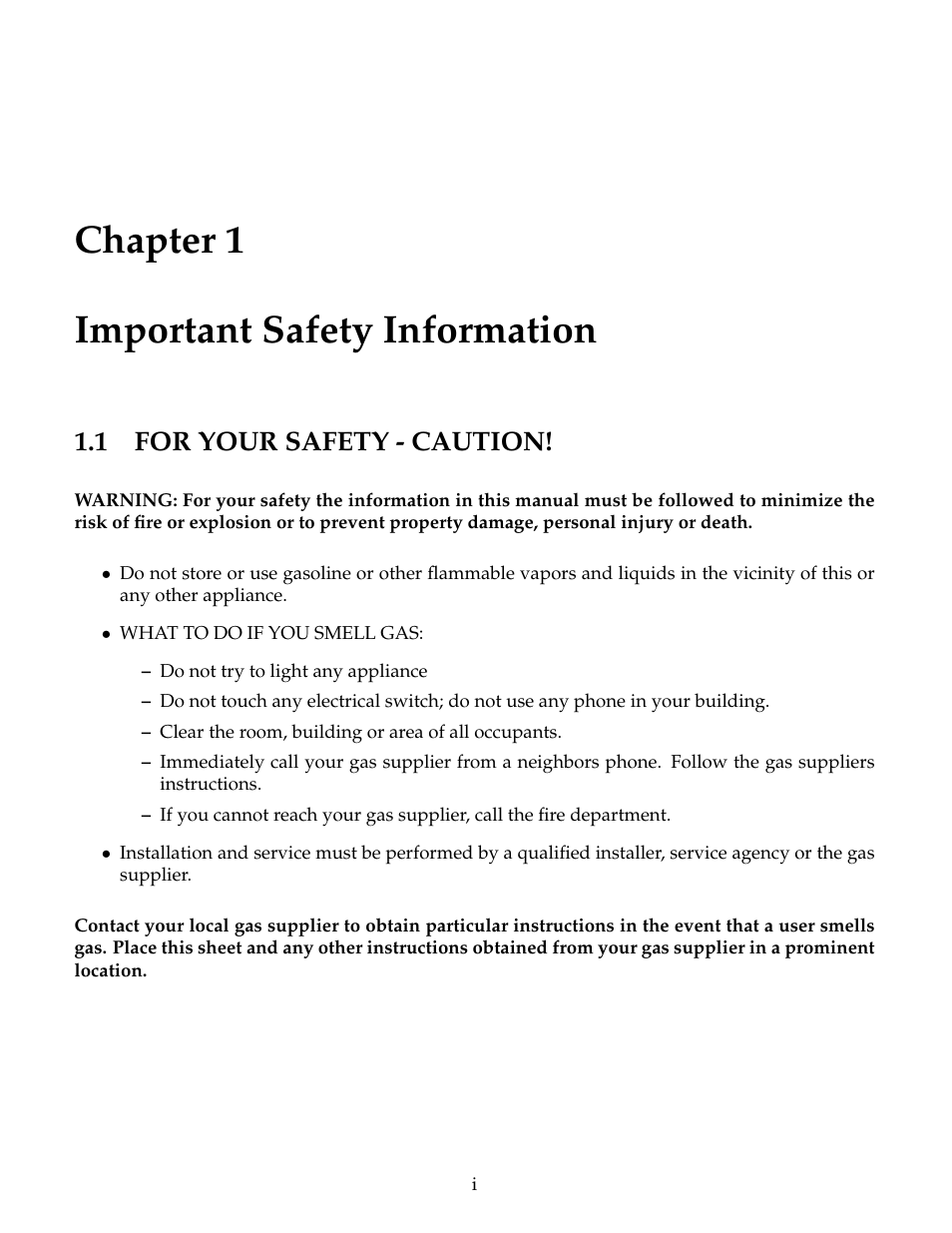 Important safety information, For your safety - caution, Chapter 1 important safety information | 1 for your safety - caution | B&C Technologies IM Series Industrial Ironer User Manual | Page 3 / 157