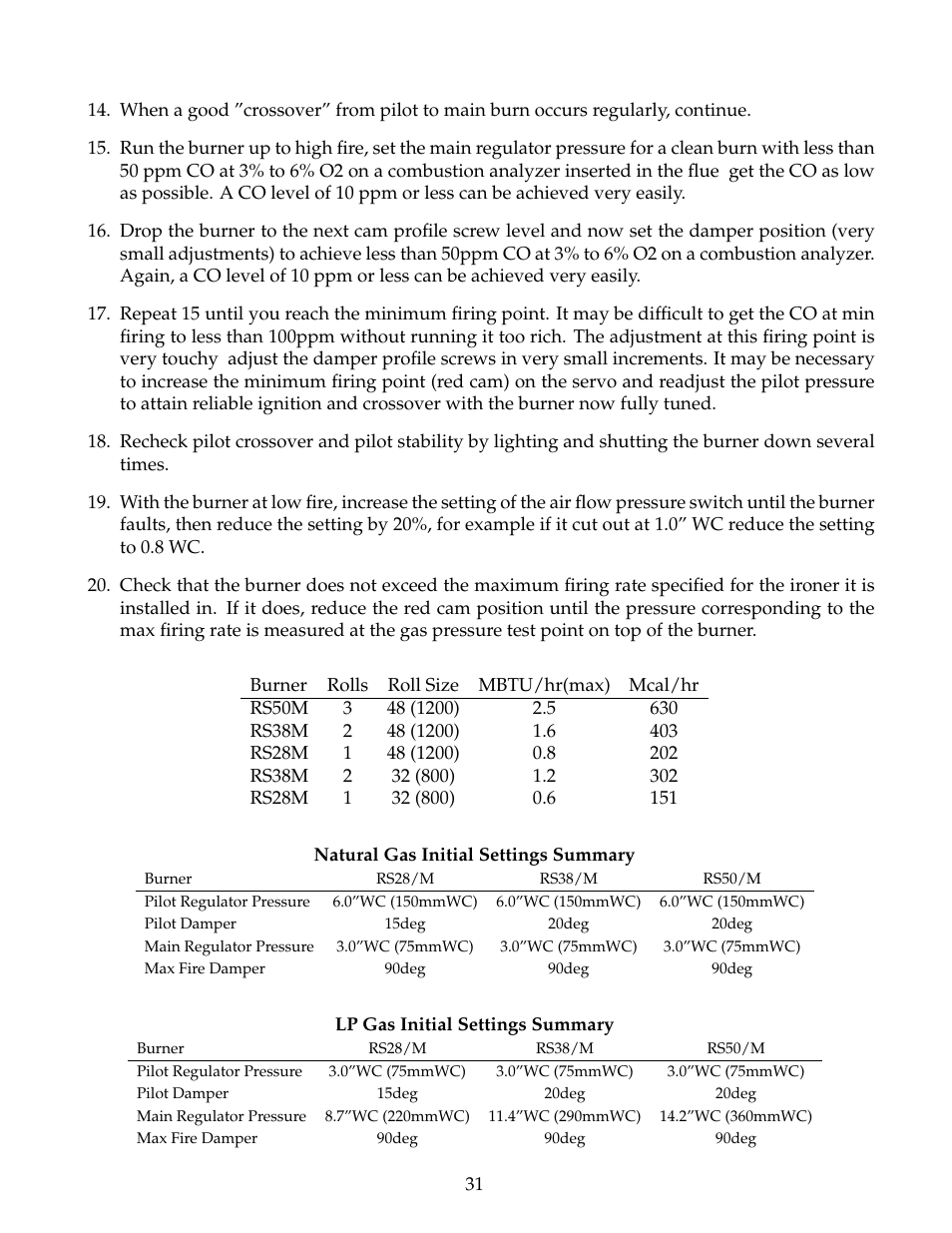 B&C Technologies IM Series Industrial Ironer User Manual | Page 41 / 157