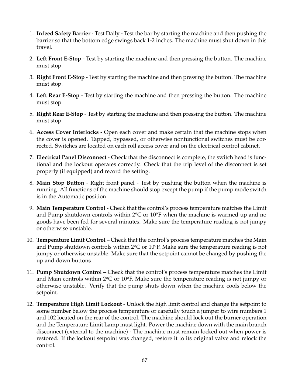 B&C Technologies IM Series Industrial Ironer User Manual | Page 77 / 157