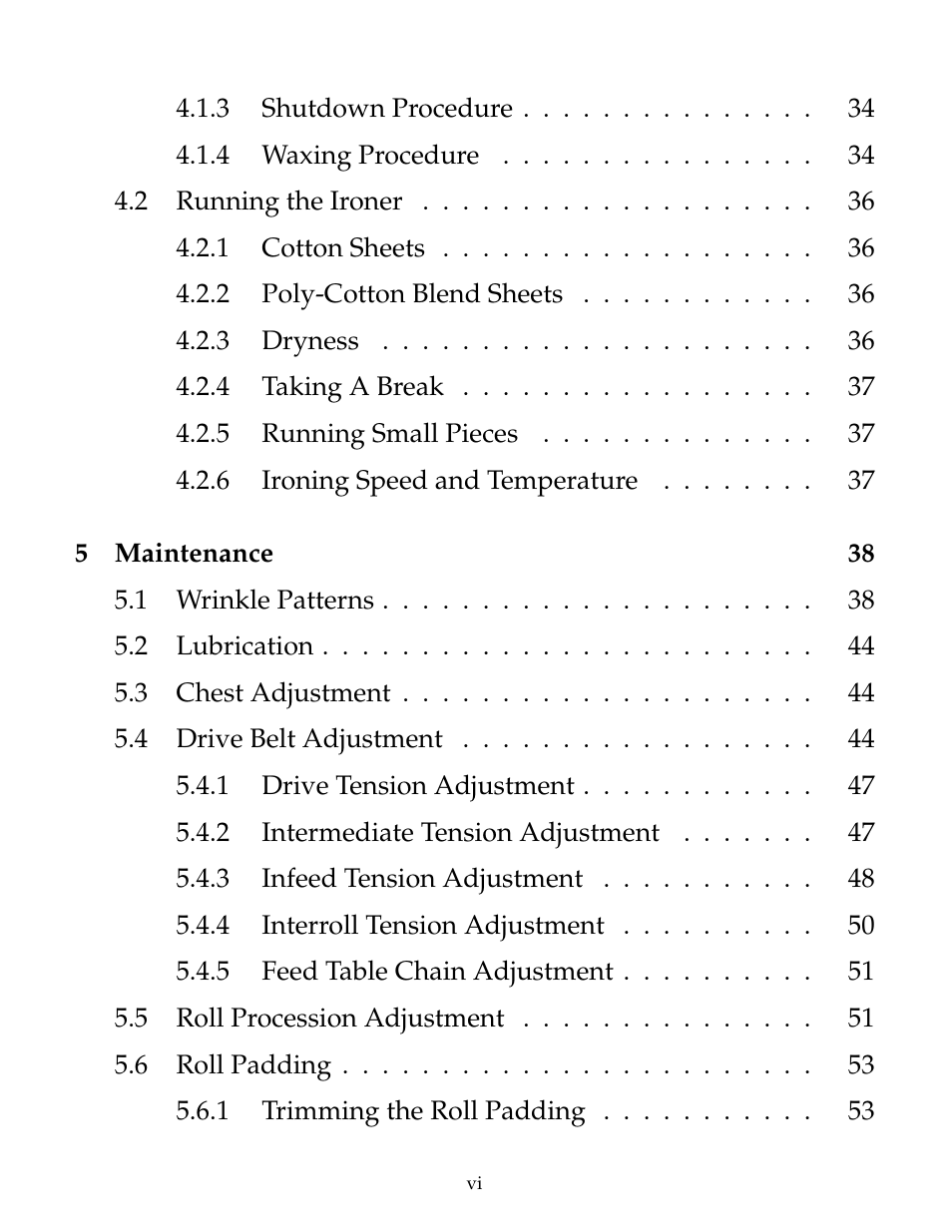B&C Technologies IM Series Industrial Ironer User Manual | Page 8 / 157