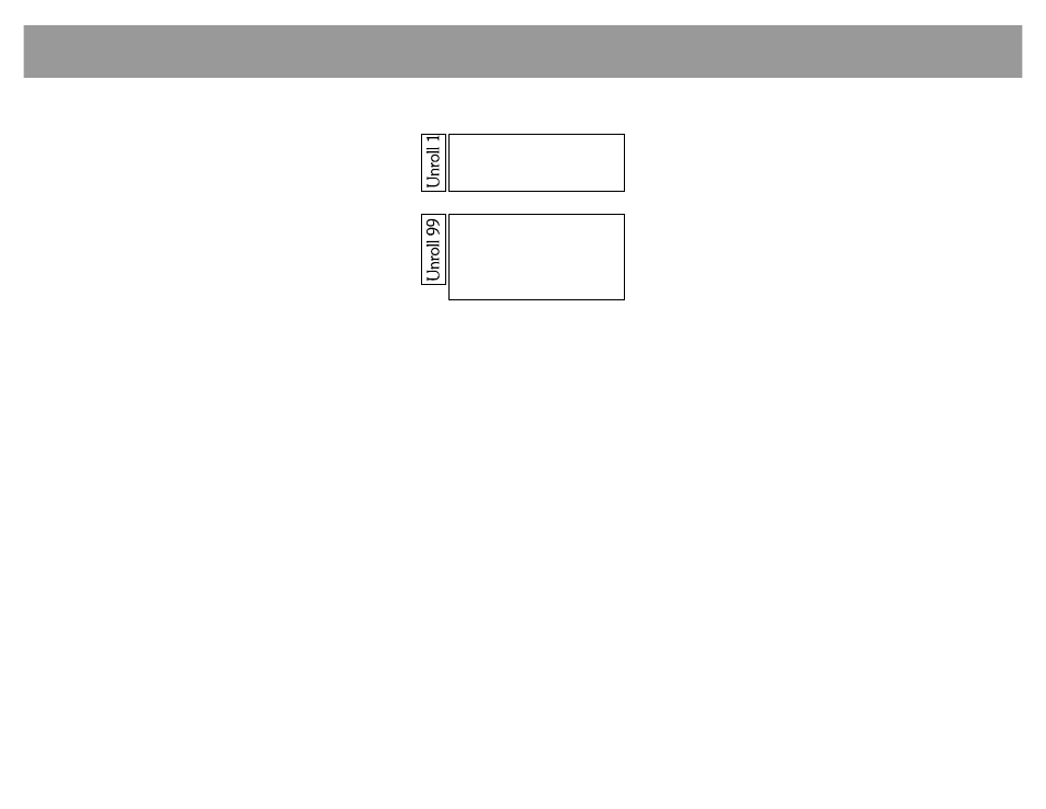 Unroll cycles | B&C Technologies EL-6 Stock Programs Listing User Manual | Page 19 / 21