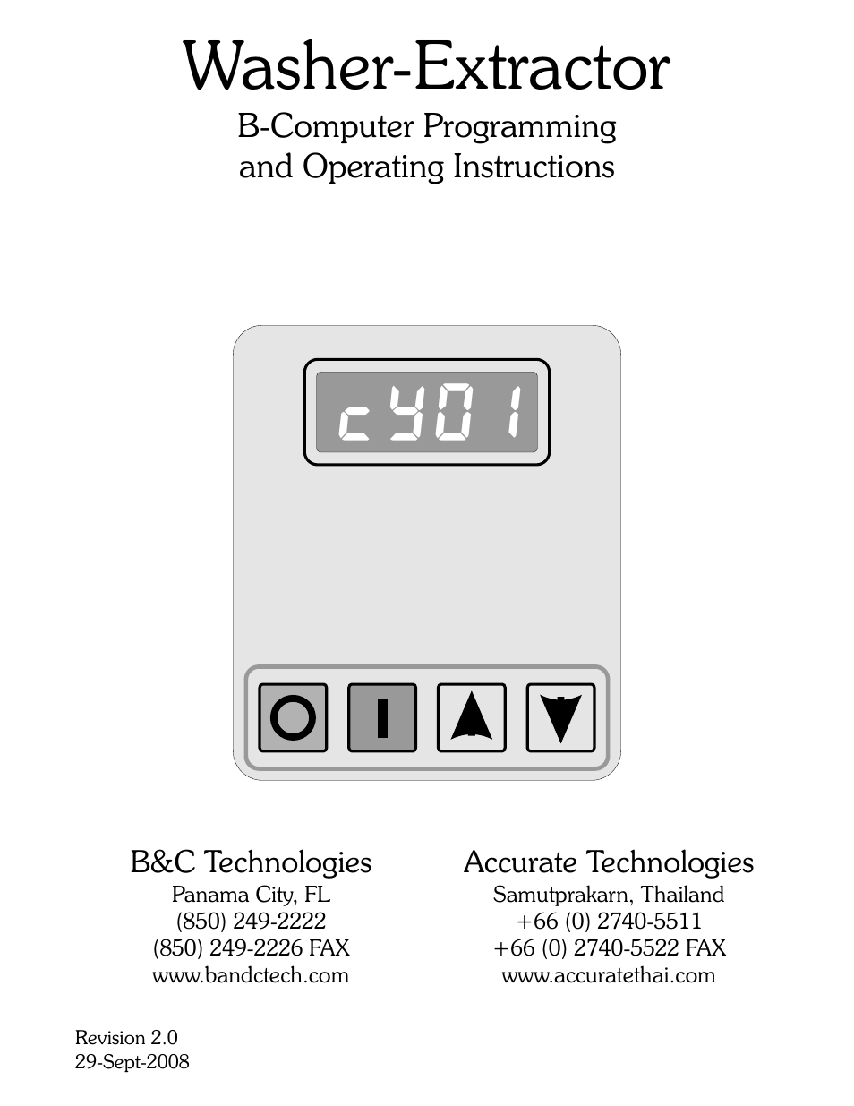 B&C Technologies B-Computer Programming (HE Series) User Manual | 22 pages