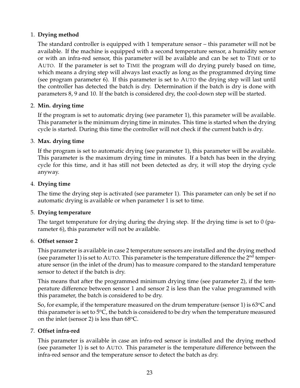 B&C Technologies M720 Dryer Control (DE, DP, DI Series) User Manual | Page 26 / 50