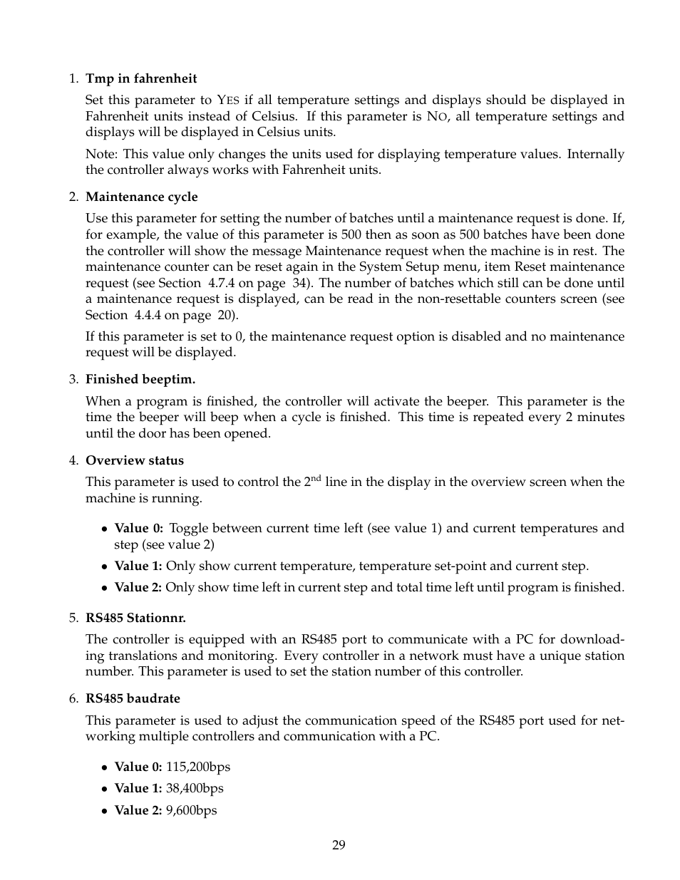 B&C Technologies M720 Dryer Control (DE, DP, DI Series) User Manual | Page 32 / 50