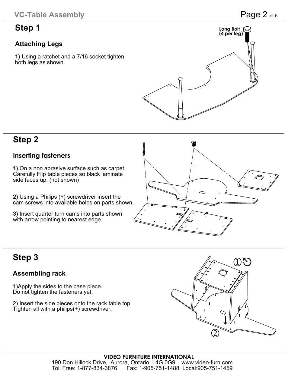 Drawing view355, Drawing view358, Drawing view448 | Drawing view458, Drawing view459, Drawing view460, Page 2, Step 2, Step 3, Step 1 | AVF T324 T3 User Manual | Page 2 / 5